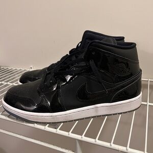 Black Air Jordan Retro 1s